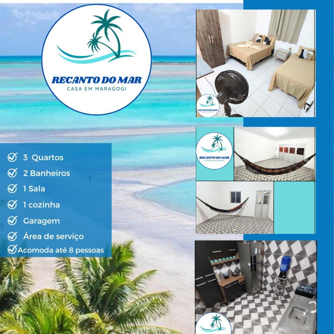Recanto Do Mar- Casa Em Maragogi Kültér fotó